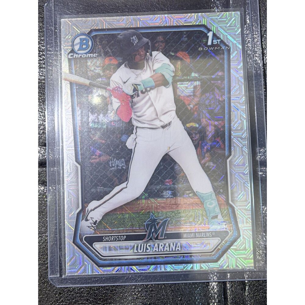 2026 Bowman Chrome Luis Arana 1st Bowman Mojo Refractor Marlins